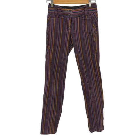 エトロ ETRO イタリア製 ローライズ ストライプパンツ レディース  40